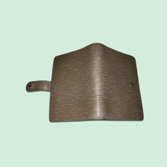 LOUIS VUITTON Small Gray Epi Leather Ring Agenda Cover - Picture 3 of 11